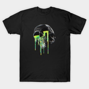 Drippy Skull Art T-Shirt